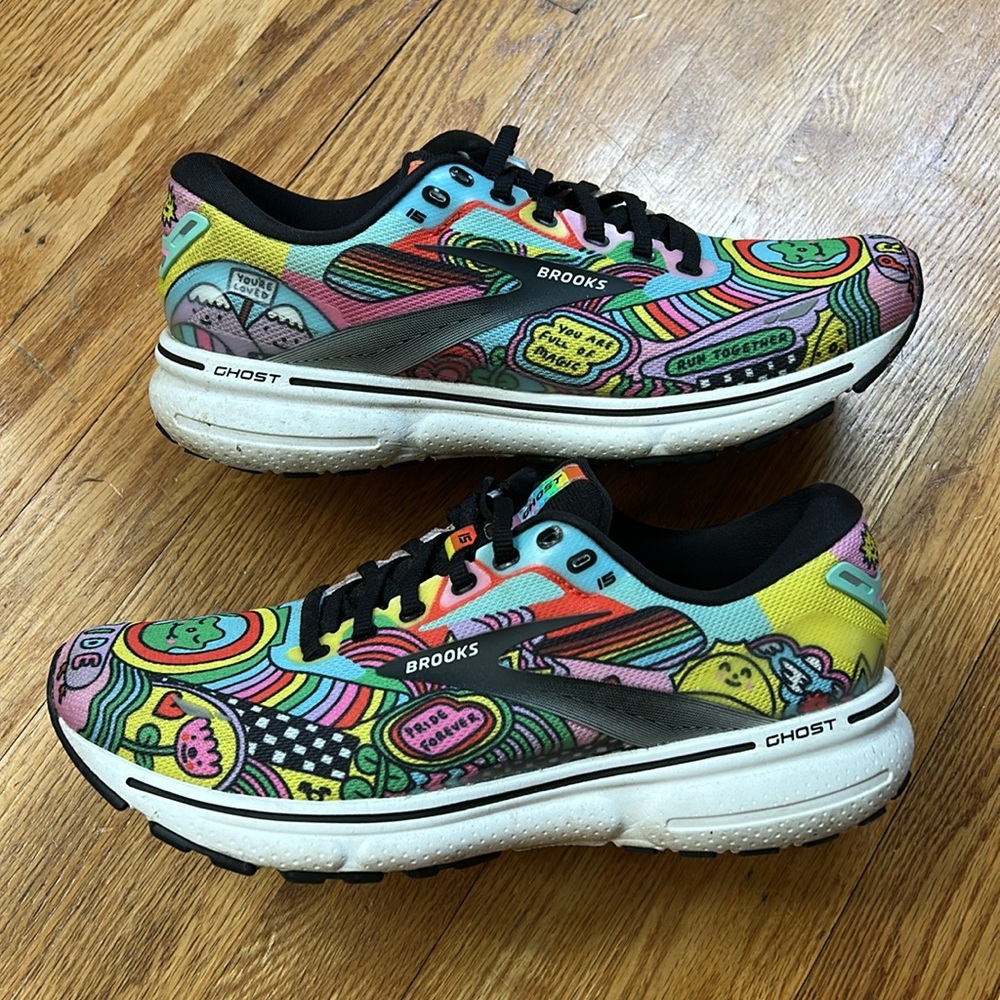 Brooks Ghost 15 Limited Edition Pride Women’s size 9M